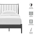 Adair Spindle Platform Bed by Modway