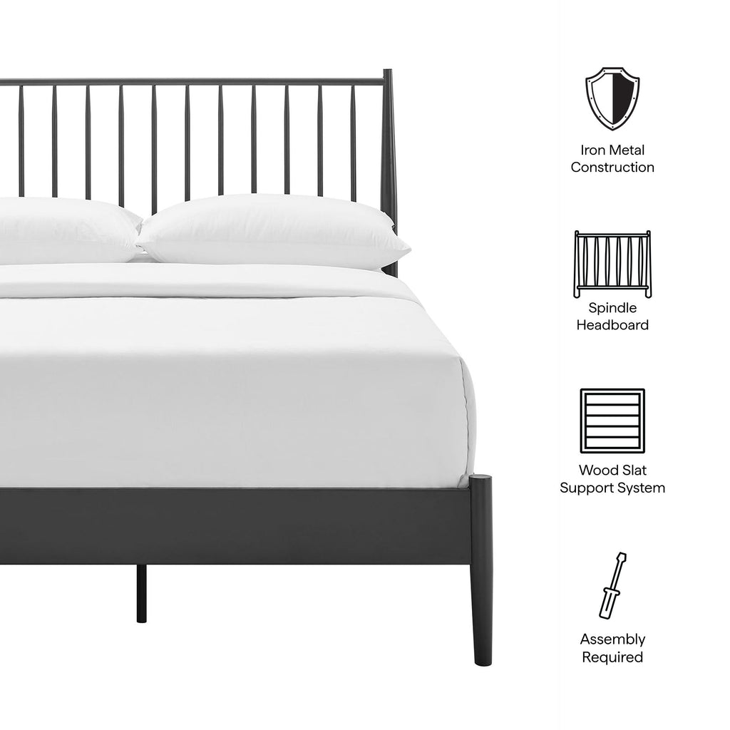 Adair Spindle Platform Bed by Modway