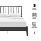 Adair Spindle Platform Bed by Modway