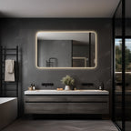 Corona Frameless LED Mirror – Backlit, Anti-Fog, Dimmable
