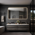 Corona Frameless LED Mirror – Backlit, Anti-Fog, Dimmable