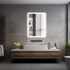 Lyra Modern LED Mirror – Acrylic Frame, Anti-Fog, Dimmable