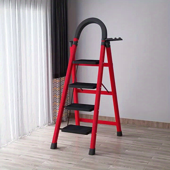 Heavy Duty Folding Step Ladder 3/4/5 Step Non-Slip 500LBS Capacity Portable 2Dropme