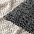 18"x18" tufted dot corduroy throw pillow 16 colors soft 3d dotted texture  450g insert included
