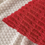 18"x18" tufted dot corduroy throw pillow 16 colors soft 3d dotted texture  450g insert included