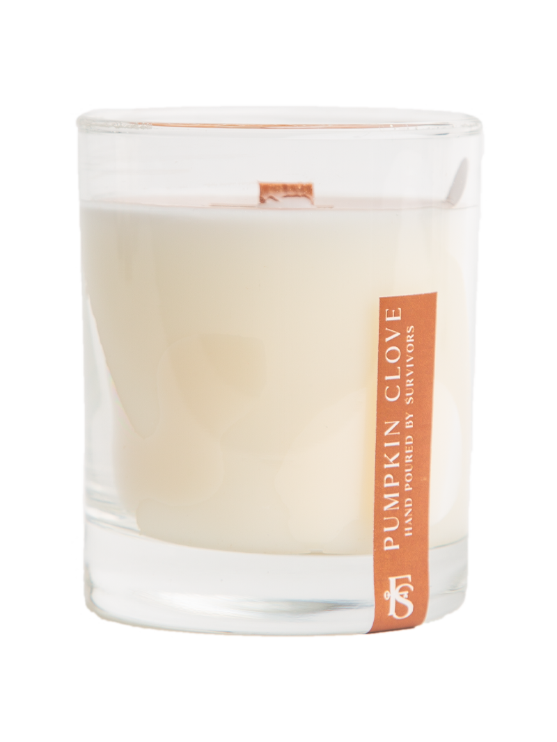Pumpkin Clove 7.5 oz Wooden Wick Candle Freedom Studios