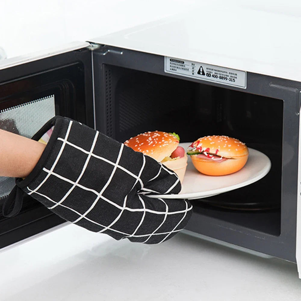 Heat Resistant Kitchen Baking Gloves – Insulated Oven & Cooking Safety Gloves