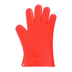 Silicone Oven Mitt | Heat Resistant Gloves with Full Finger and Wrist Protection