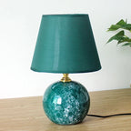 Nordic Pink Ceramic Bedside Table Lamp – Modern Cute LED Desk Lamp for Bedroom, Kids Room & Home Décor