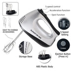 SUNATUR Hand Mixer 110-240V Blender 300W Electric Food Processor 3 in 1 Mixer Kitchen Appliances Machine Mixer for Baking