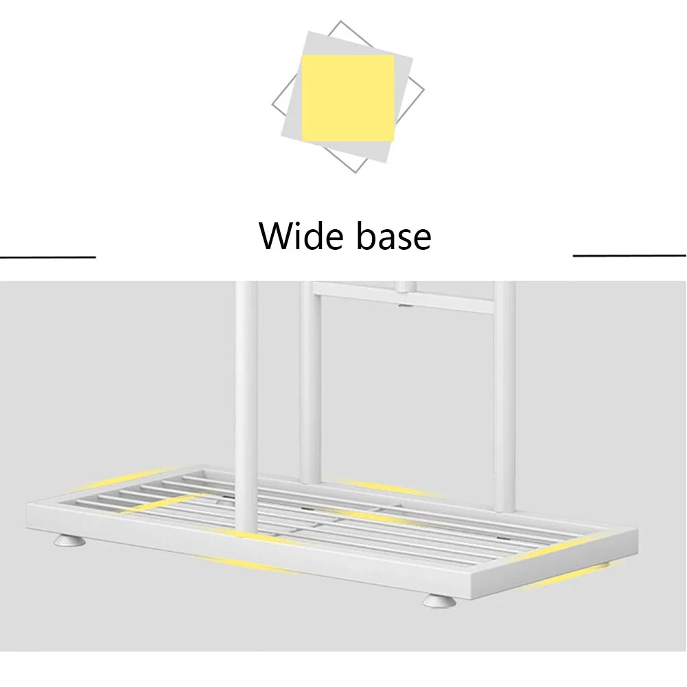 7-Tier Metal Plant Stand Indoor Outdoor Flower Shelf Multi-Layer Display Rack, Space-Saving Organizer for Living Room Balcony