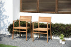 Julien FSC Certified Teak Wood Outdoor Patio Extendable Dining Set