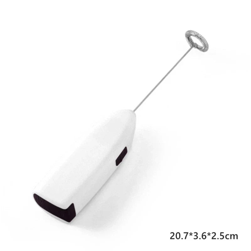 Portable Milk Frother Handheld Mixer | Electric Coffee Foamer Whisk
