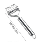 Stainless Steel Julienne Peeler and Vegetable Slicer | Kitchen Tool