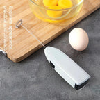 Portable Milk Frother Handheld Mixer | Electric Coffee Foamer Whisk