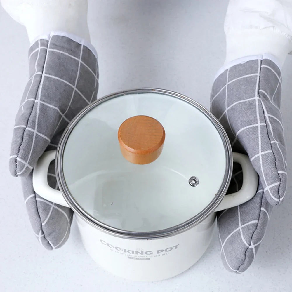 Heat Resistant Kitchen Baking Gloves – Insulated Oven & Cooking Safety Gloves
