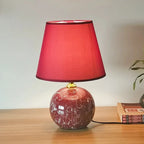Nordic Pink Ceramic Bedside Table Lamp – Modern Cute LED Desk Lamp for Bedroom, Kids Room & Home Décor