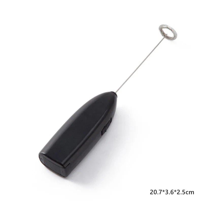 Portable Milk Frother Handheld Mixer | Electric Coffee Foamer Whisk