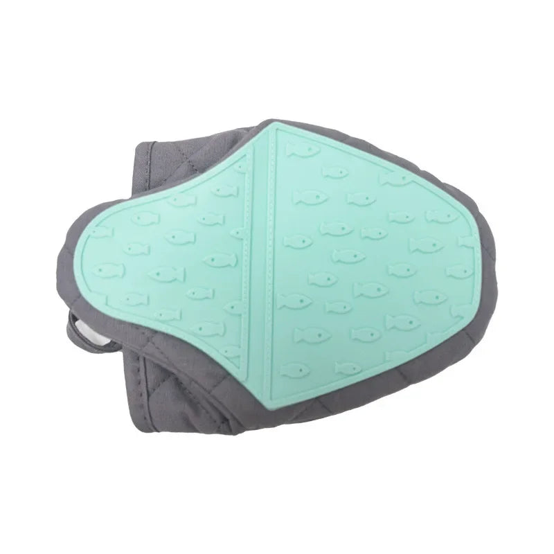 Fish Shaped Silicone Anti Scald Oven Glove | Kitchen Glove for Hot Dishes and Trays