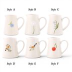 Mini Hand-Painted Ceramic Creamer