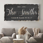 Thanksgiving Family Sign