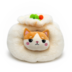 Meow Bao the Dumpling Kitty Plushie Set, 7.5" Adorable Soup Dumpling Stuffed Animal Toy for Kids OrnamentallyYou