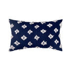 12''x20'' tufted floral lumbar support 100% cotton throw pillow | 7 colors textured daisy stitch design | boho chic lumbar & accent pillow | insert included