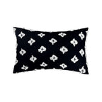 12''x20'' tufted floral lumbar support 100% cotton throw pillow | 7 colors textured daisy stitch design | boho chic lumbar & accent pillow | insert included