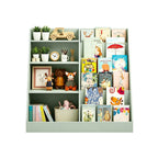 Kids Bookshelf with Toy Storage Organizer, 34.65" Multi-Tier