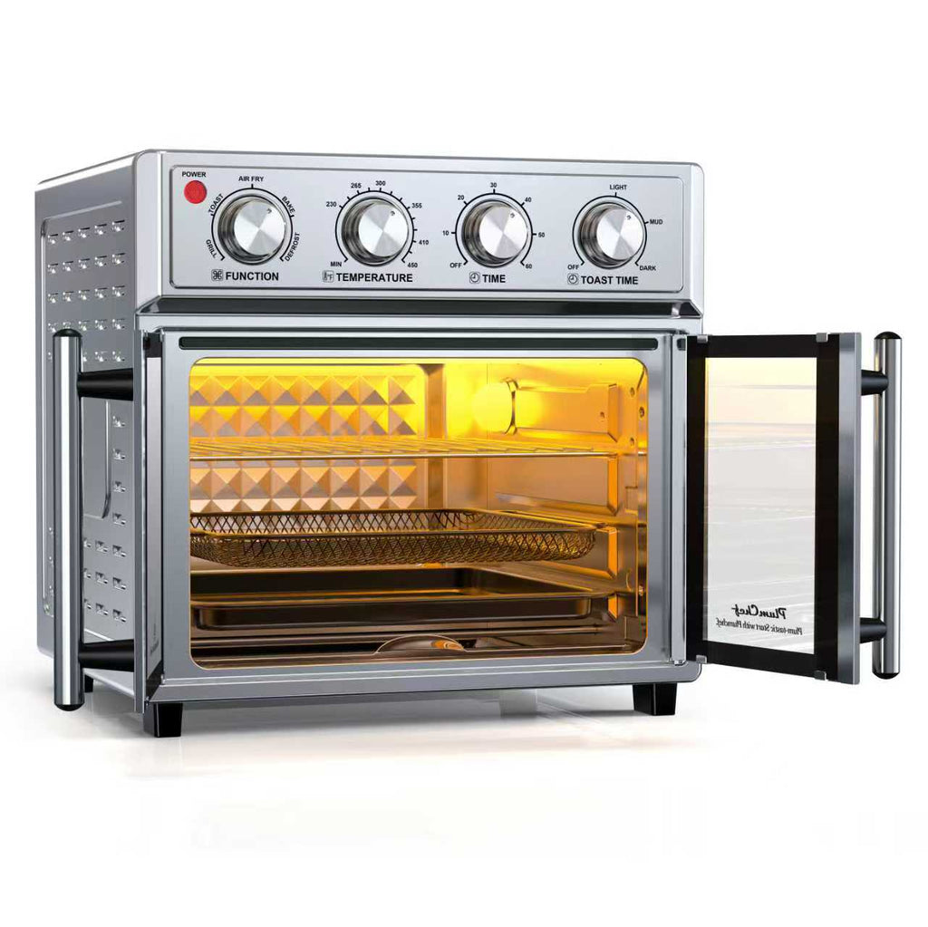 PlumChef 26QT Extra-Large French Double-Door Air Fryer Convection Toaster Oven