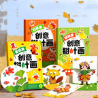 Time Study Creative Leaf Art DIY Handmade Sticker Materials Plant Specimens And Fallen Leaves