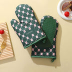 Heat Resistant Oven Mitts Anti-Scalding Gloves