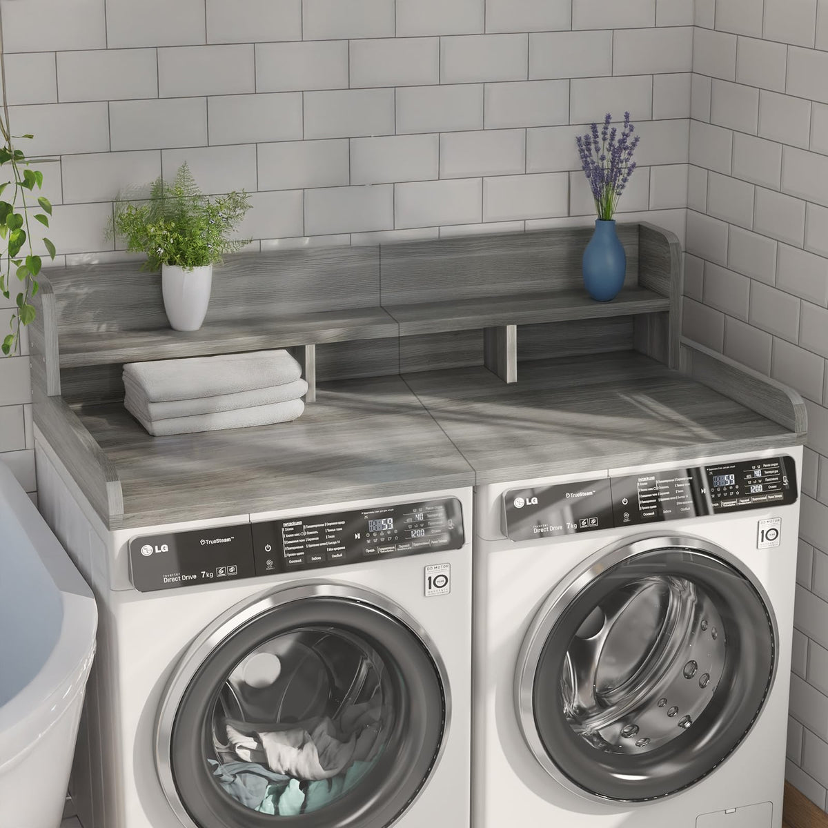 Washer Dryer Countertop with Non-slip Pads HouseOfZazla