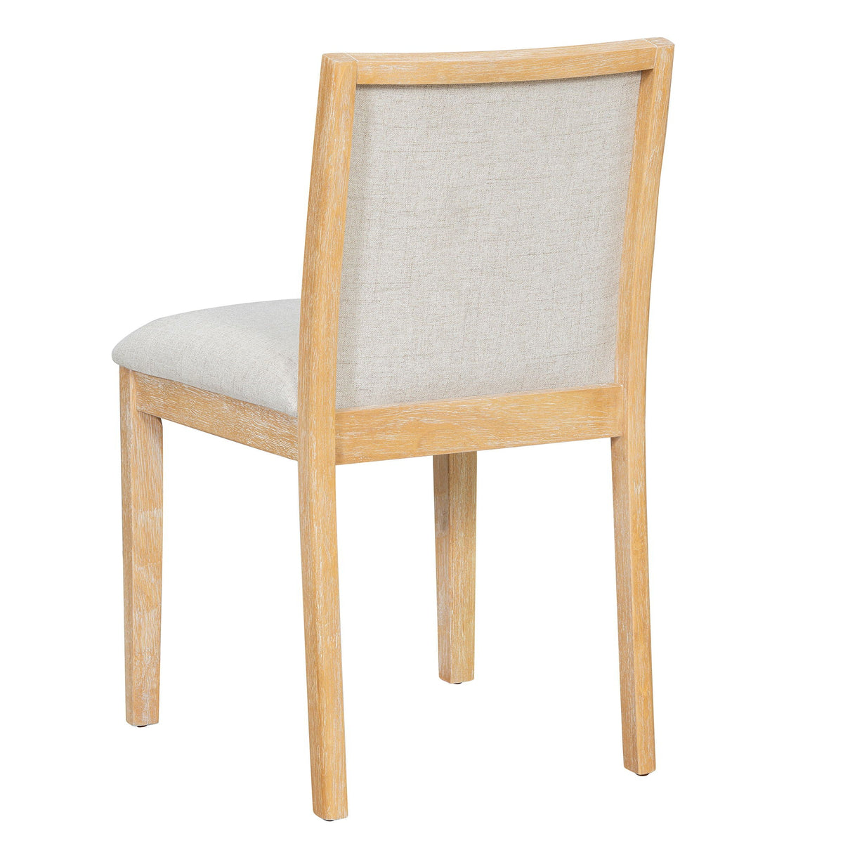 6 Piece Dining Room Set with Upholstered Chairs & Padded Bench - Light or Dark Brown HouseOfZazla