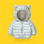 New Spring Autumn And Winter Solid-color Versatile Cotton Coat For Children