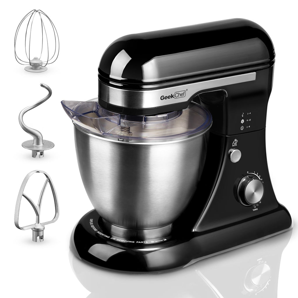Geek Chef Electric Stand Mixer, 4.8QT 12 Speeds