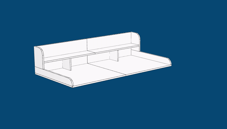 Washer Dryer Countertop with Non-slip Pads HouseOfZazla
