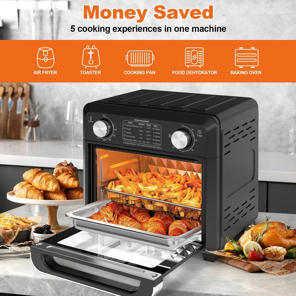 Compact Air Fryer Toaster Oven 11QT