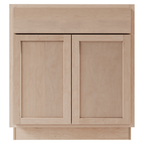 Maple Unfinished 36" Bathroom Vanity Sink Base Cabinet