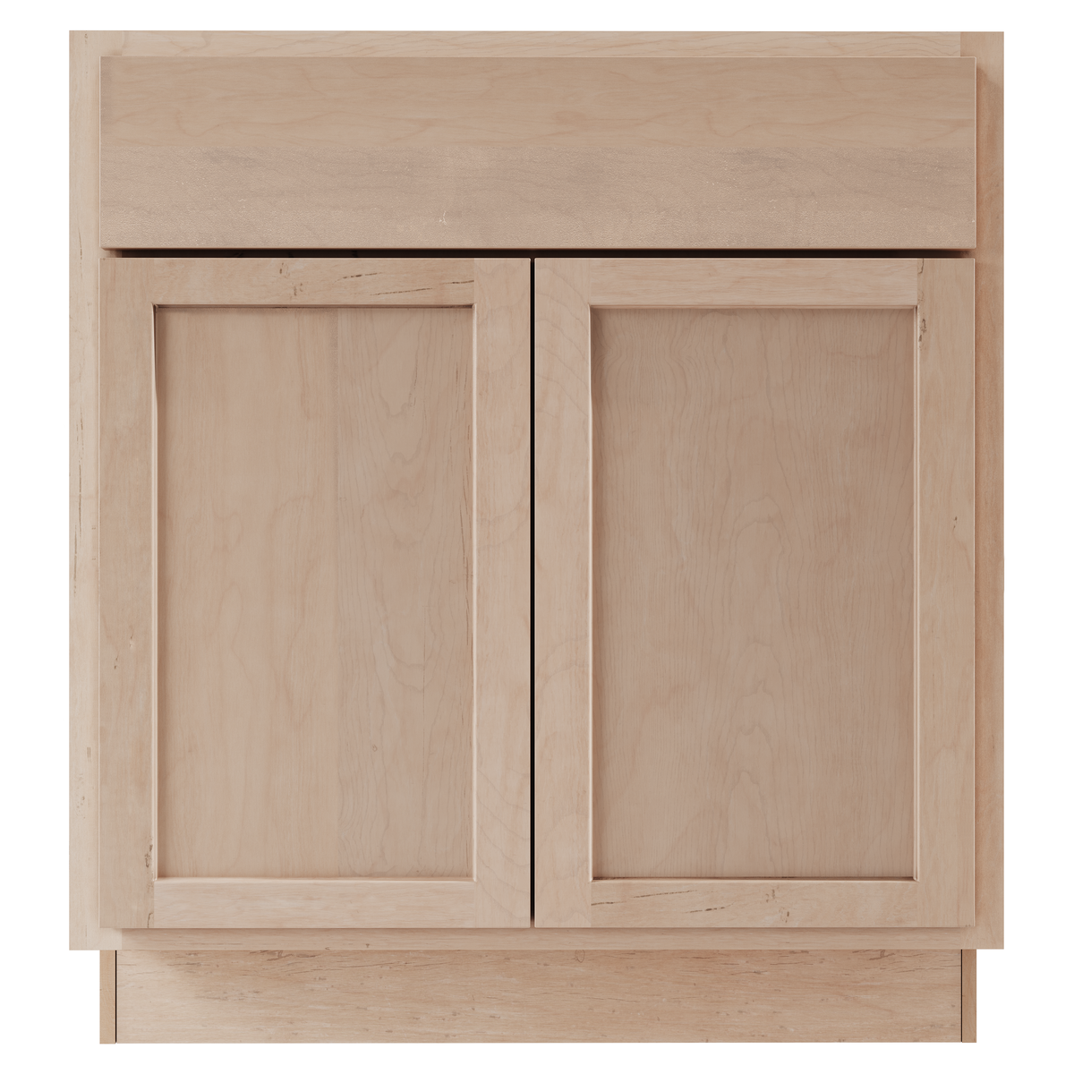 Maple Unfinished 36" Bathroom Vanity Sink Base Cabinet