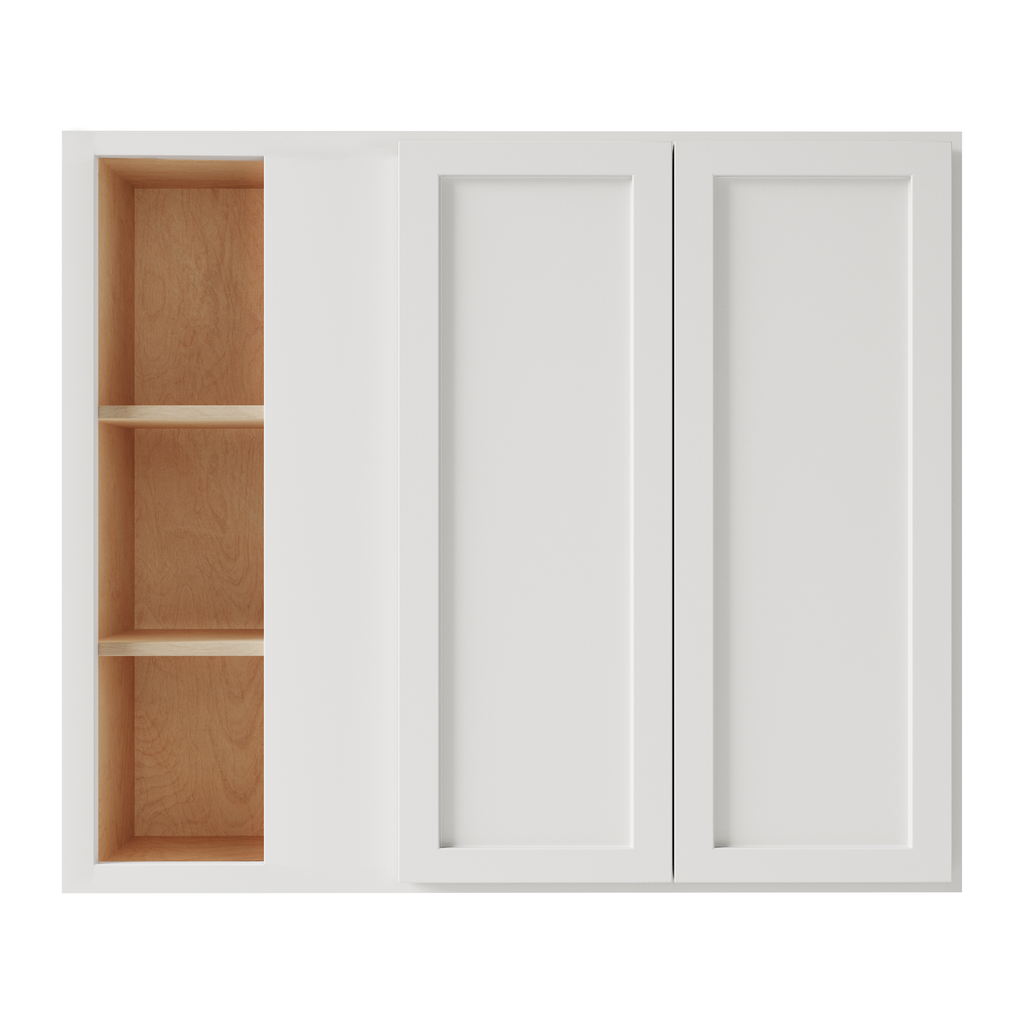 Pure White 39" x 30" Blind Corner Wall Cabinet