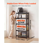 5-Tier Adjustable Heavy Duty Storage Shelves