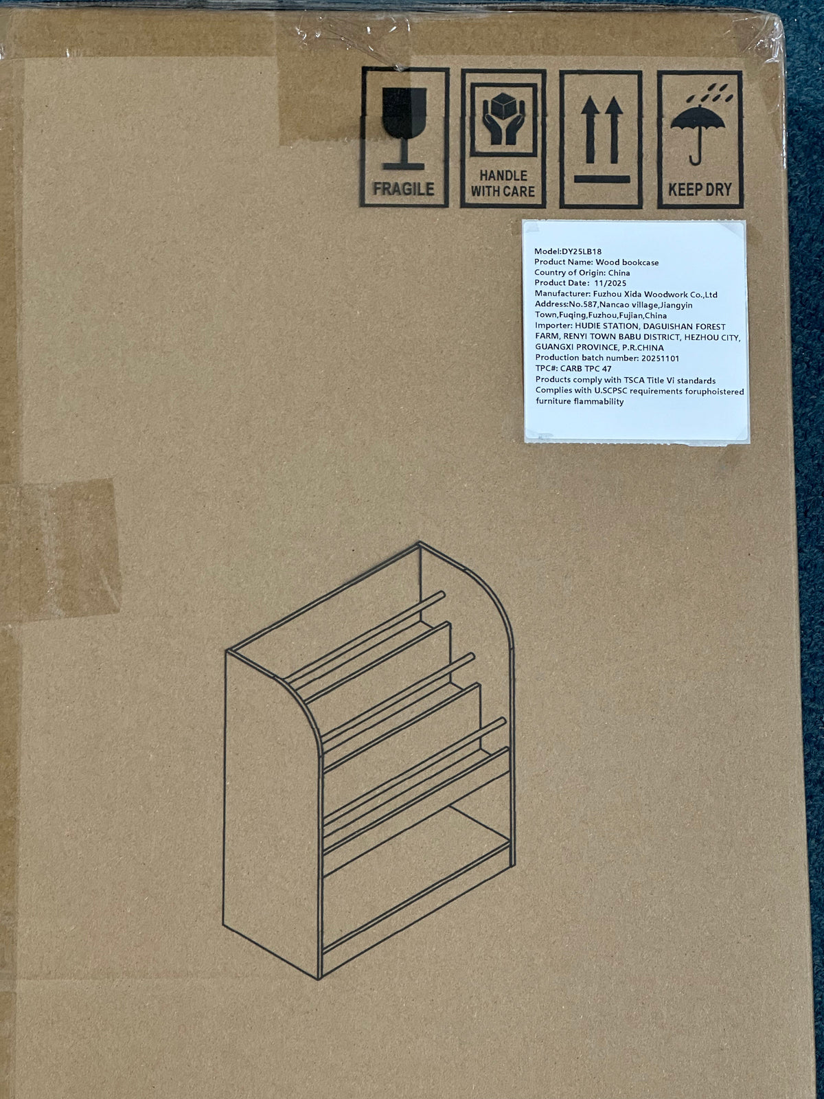 Kids Bookshelf with Open Storage - Multi-Tier Bookcase HouseOfZazla