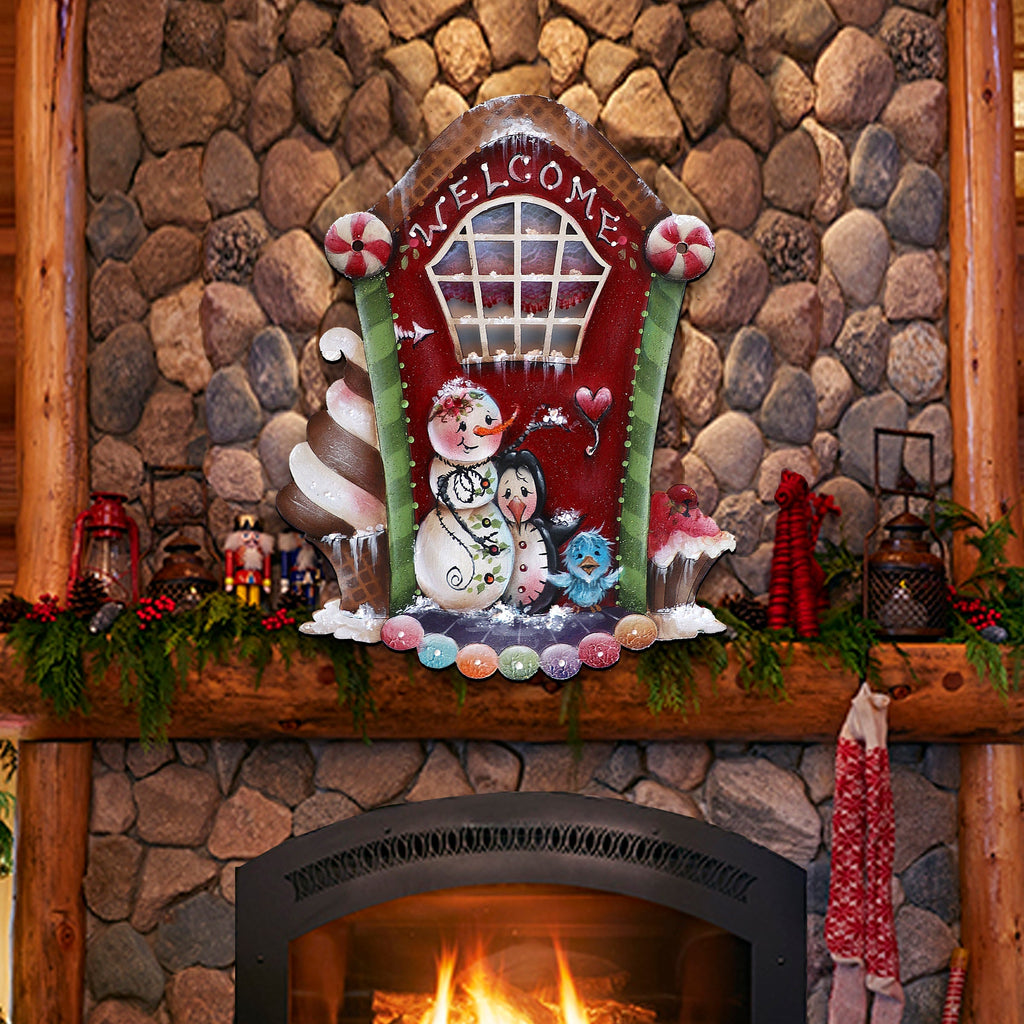 A Season of Sweet Christmas Holiday Door Decor by Jamie Mills-Price - Christmas Decor - 8611079H-MP G.DeBrekht