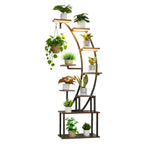 63 in Tall 9-Tier Indoor Plant Stand with Grow Lights