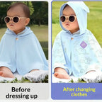Color-changing UV-protection Cape Baby Sun-protective Garment