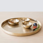 Tilley + Me Mini Brass Serving Bowls – Elegant & Handcrafted Tableware Set
