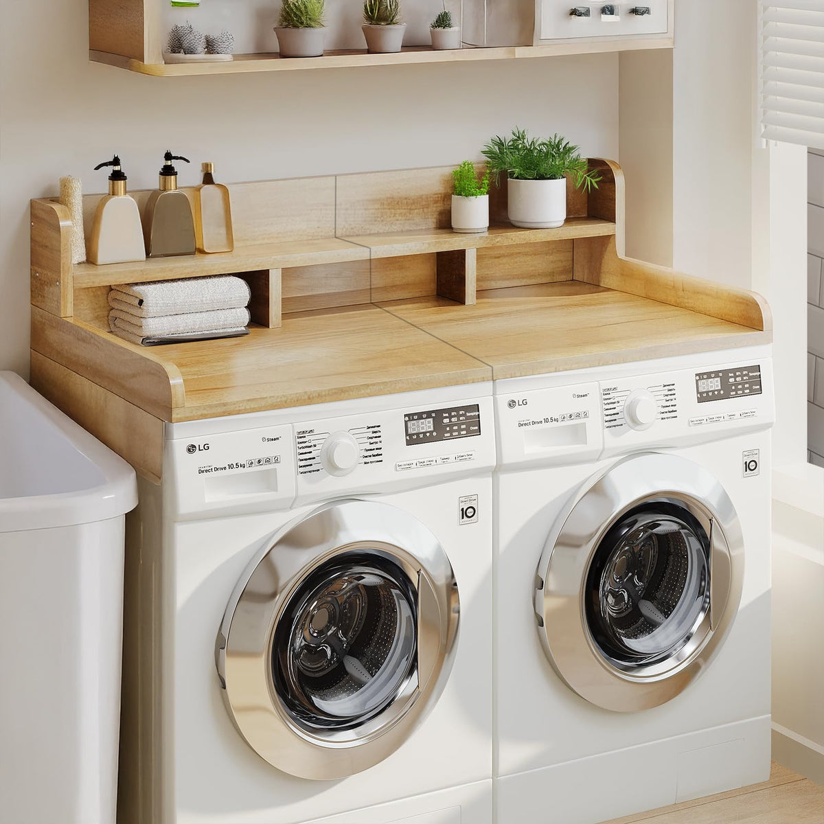 Washer Dryer Countertop with Non-Slip Pads HouseOfZazla