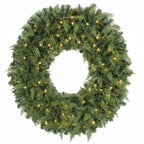 48-Inch Pre-Lit Crestwood Spruce Artificial Christmas Wreath