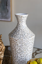 D9.8x19.7" Decorative Paper Powder Vase with Tapered Design